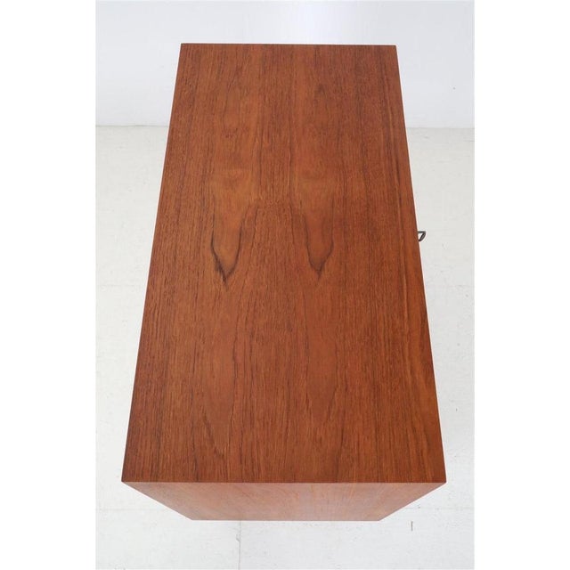 Brown Mid-Century Danish Teak Chest of Drawers, 1960s For Sale - Image 8 of 15