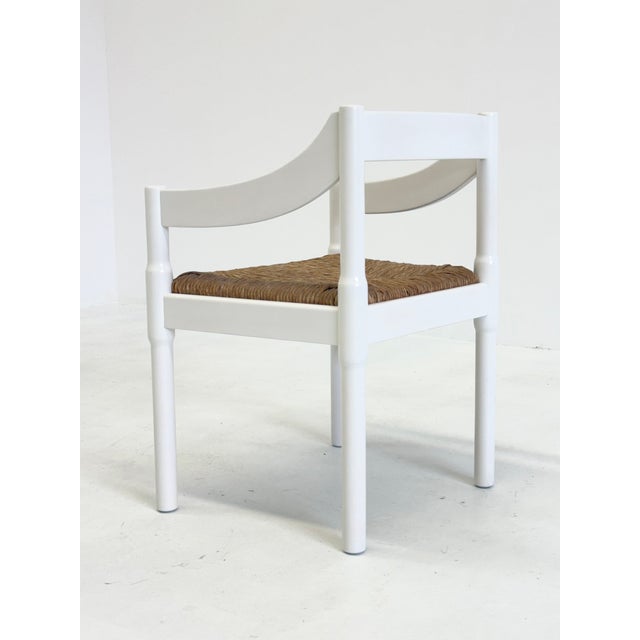 Carimate Stones Chairs attributed to Vico Magistretti in Wit, Set of 4 For Sale - Image 13 of 18