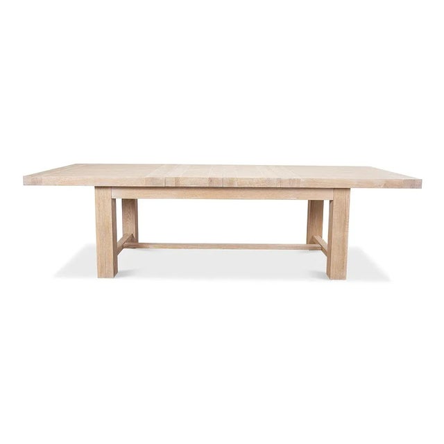 Swedish Light Modern Oak Extension Dining Table For Sale - Image 4 of 13