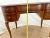 1980s Henredon French Desk Kidney Shaped Vanity Five Dovetail Drawers Petite Size For Sale - Image 10 of 13