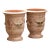 Pair of French Weathered Terracotta Anduze Planters by La Madeleine For Sale