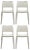 Aluminum Belloch Dining Chair by Lagranja Design, Set of 4 For Sale