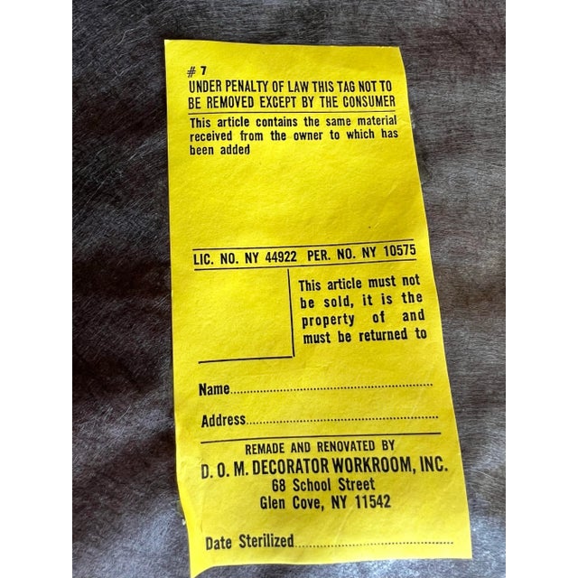 Textile Post Modern Parsons Dining Chairs - 6 Side - 2 Arm - Set of 8 For Sale - Image 7 of 12