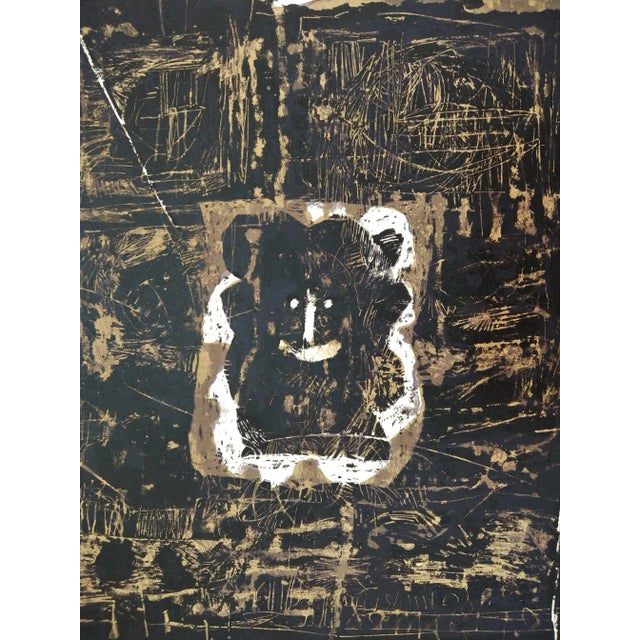 This artwork includes a certificate of authenticity. Antoni Clave was born in Barcelona in 1913, by age 13, he began...