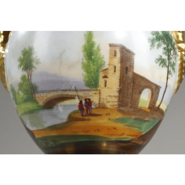 Paris Porcelain Service with Landscape Decorations, 1820, Set of 9 For Sale - Image 14 of 18