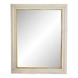 1970s Petite Painted Gilt Mirror For Sale