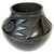 Ceramic Signed Santa Clara Pueblo Carved Blackware Vase, Juanita Pueblo, Mid 20th C. For Sale - Image 7 of 18