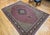Red Antique Persian Tabriz Mahi Rug, Hand-Knotted Wool & Silk, Herati Geometric Pattern, Pomegranate Red & Tan, 7x10 For Sale - Image 8 of 18