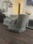 Vintage Mid-Century Tufted Damask Skirted Club Chairs - Attributed to Ethan Allen (A Pair) For Sale In Houston - Image 6 of 12
