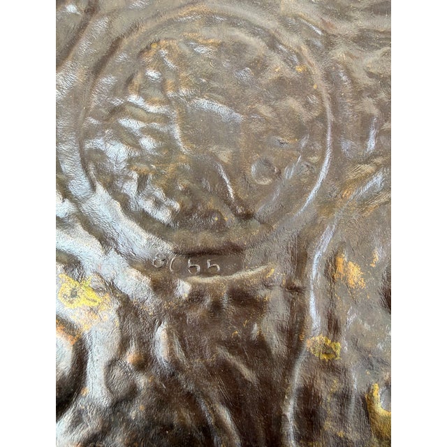 Late 20th Century Edwardian Revival Ornate Metal Plant Stand For Sale - Image 10 of 10