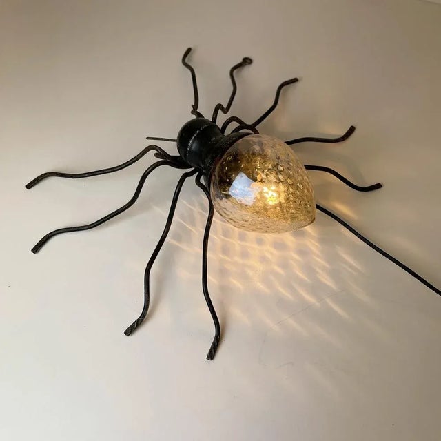 Mid-Century Spider Wall Lamp, 1950s For Sale - Image 4 of 7