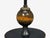 1950s Mid-Century Modern Floor Lamp, Patinated Brass, Wood, Fabric For Sale - Image 11 of 12