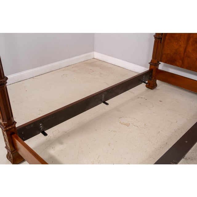Baker Mahogany King Size Tall Poster Bed For Sale - Image 13 of 18