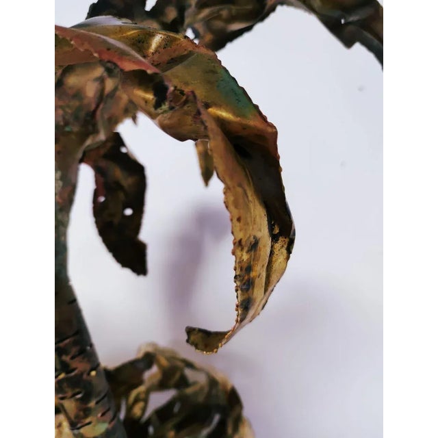 Vintage Brass Palm Lamp For Sale - Image 14 of 18