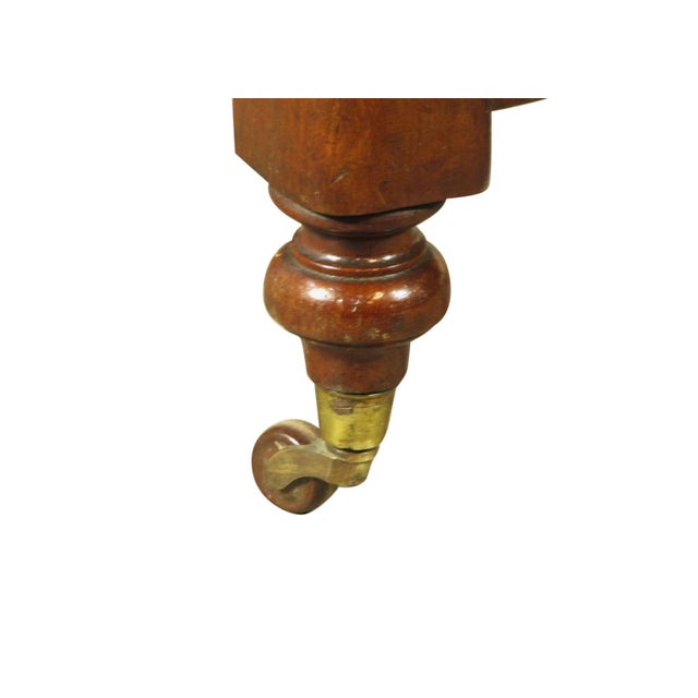 Brown 19th-Century William IV Mahogany Dumb Waiter For Sale - Image 8 of 9