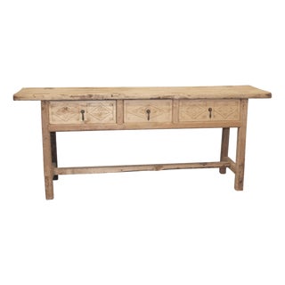 19th Century Bleach Console Table For Sale