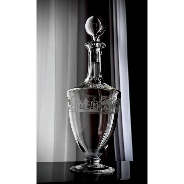 French Cognac Decanter by Baccarat, 1920s For Sale - Image 11 of 11