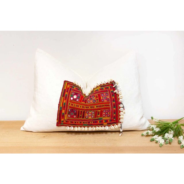 Crafted using antique Jumlo tribe embroidered fabric, these beautiful linen pillows are truly rich in culture and color....