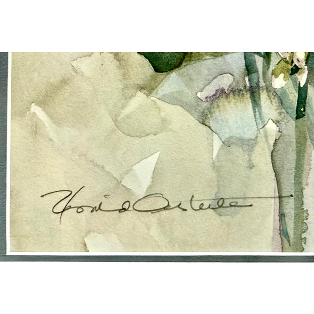 Original Hand Painted Botanical in Gilt Frame For Sale - Image 11 of 12