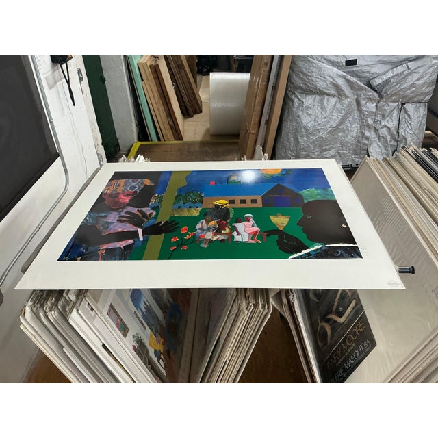 1990s Romare Bearden School Bell Time, 1994 For Sale - Image 5 of 12