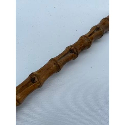 Antique Bamboo Walking Stick For Sale - Image 6 of 6