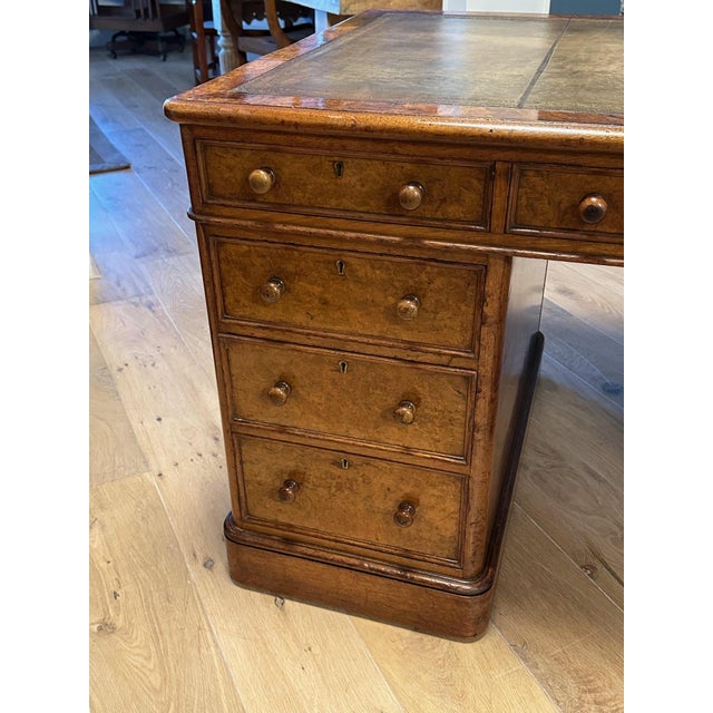 English Desk in Walnut For Sale - Image 4 of 18