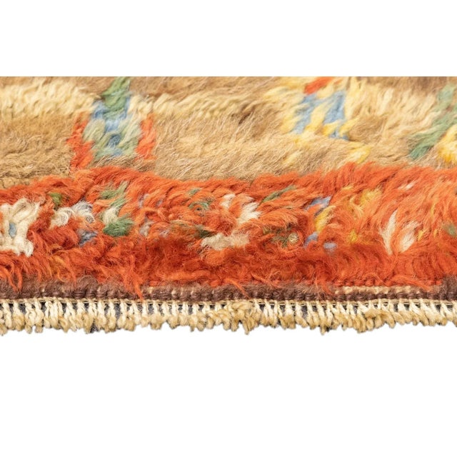 Antique Turkish Rug 3'6'' x 4'11'' For Sale - Image 10 of 12