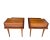 Brown Mid-Century American of Martinsville Walnut Nightstands With Floating Drawer- A Pair For Sale - Image 8 of 17