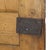 Antique Rustic Farmhouse Folk Art Painted Bridal Cabinet, 1860 For Sale - Image 8 of 16