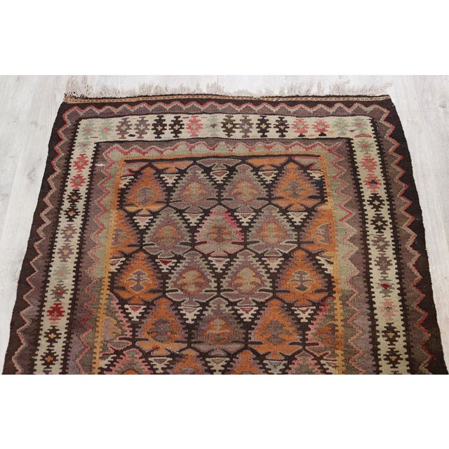 Caucasian Kilim Rug, 1920s For Sale - Image 9 of 18