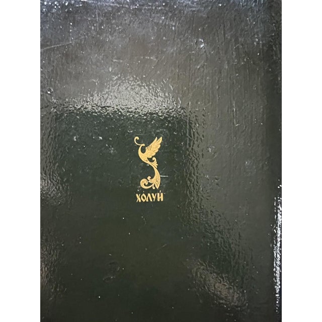 Lacquered Box Snow-White Fairy Tale, Signed For Sale - Image 4 of 15