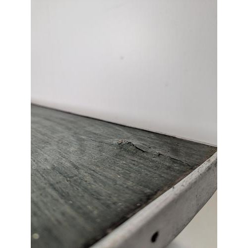 Vinatge Industrial Office Table For Sale - Image 8 of 9