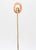 Vintage 10k Gold & Carved Coral Bead Stickpin For Sale In Philadelphia - Image 6 of 12