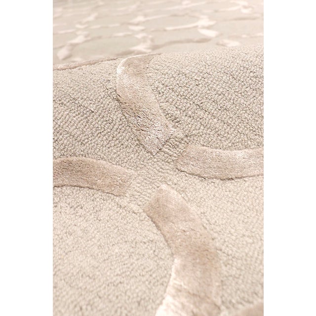 Modern Pasargad Home Edgy Hand-Tufted Area Rug- 8' X 10' For Sale - Image 3 of 7