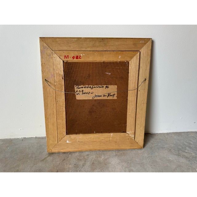 1996 Raffaele Gorina Heavy Impasto Floral Still Life Oil Painting, Framed For Sale - Image 12 of 12