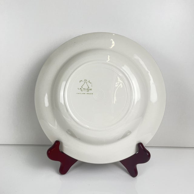 The Beehive Soup Plates from Moulins Des Loups, 1950s, Set of 5 For Sale - Image 4 of 7
