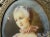 Antique 1800's Original Hand Painted Miniature Victorian Lady Portrait Framed For Sale - Image 10 of 11