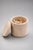 Handcrafted Travertine Stone Lidded Jar, 5" Organic Modern Canister For Sale - Image 4 of 6