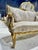 Baroque Sofa in Beige and Ivory With Hand-Applied Gold Leaf For Sale - Image 10 of 13