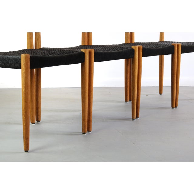 Frem Rojle Set of 4 Poul Volther for Frem Rojle Danish Modern Dining Chairs For Sale - Image 4 of 7