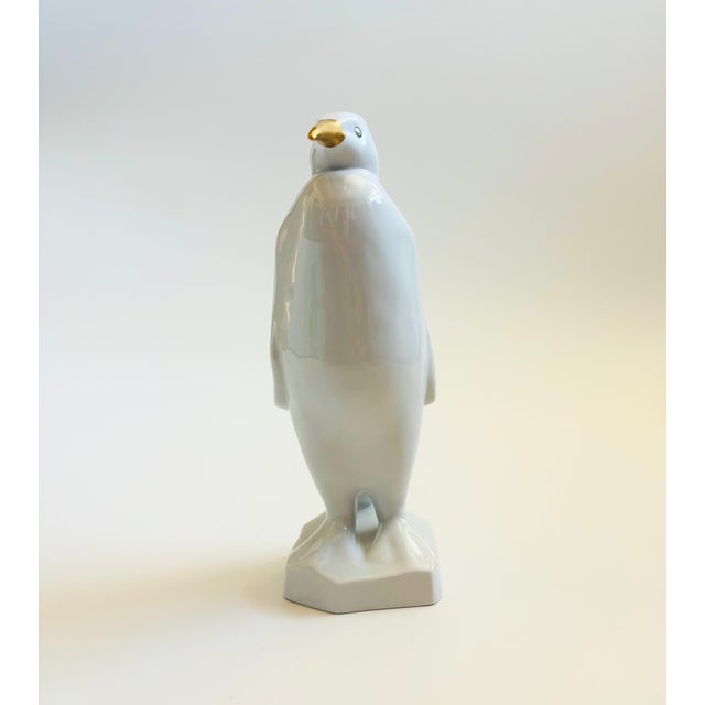 Mid-Century Modern Hollohaza Hungarian Porcelain Penguin For Sale - Image 3 of 9