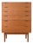 Danish Modern Highboy in Teak by Svend Langkilde For Sale