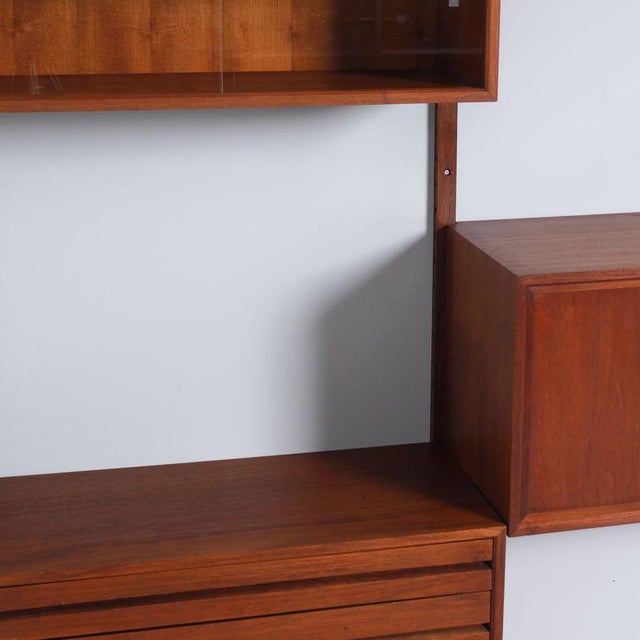Brown Royal System in Teak by Poul Cadovius for Cado, 1960s, Set of 14 For Sale - Image 8 of 12