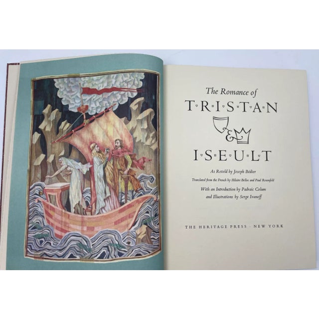 Mid 20th Century The Romance of Tristan and Iseult Joseph Bedier Heritage Press 1960 Illustrated For Sale - Image 5 of 10