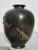 Metal Japanese Meiji Bronze Vase With Gilt Demons For Sale - Image 7 of 13