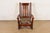 Mission J. M. Young & Sons Antique Mission Oak Arts & Crafts Rocking Chair, Circa 1900 For Sale - Image 3 of 13