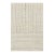 Rug & Kilim’s Contemporary Rug in White With High-Low Geometric Patterns For Sale