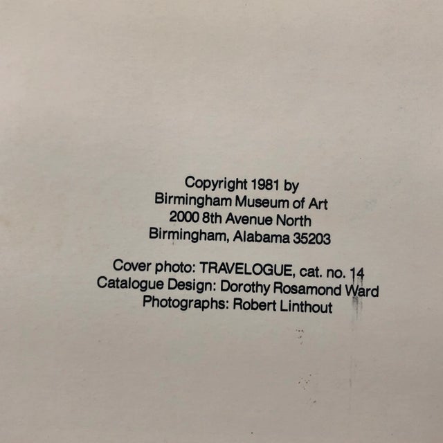 Abstract 1981 Adrienne Anderson Birmingham Museum Exhibition Poster For Sale - Image 3 of 3