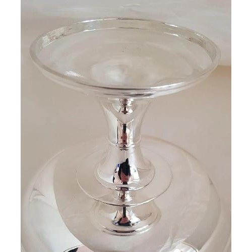 1940s George VI Sterling Silver Tazza or Fruit Bowl, Sheffield, 1940 For Sale - Image 5 of 14