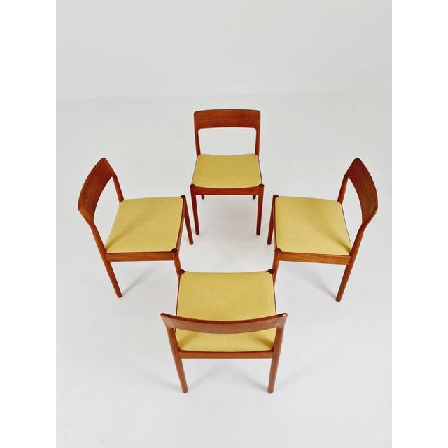 Brown Danish Teak Dining Chairs by Johannes Norgaard 1960s, Set of 4 For Sale - Image 8 of 18